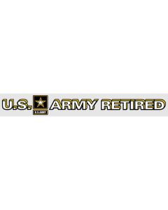 US ARMY RETIRED WINDOW STRIP