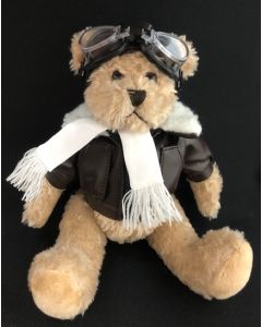 10" Pilot Bear- Light Brown