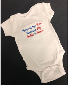 Home of the Free Onesie