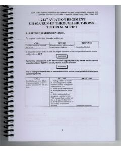 UH-60 Run-Up Script