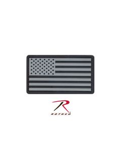 BLACK PVC FLAG PATCH