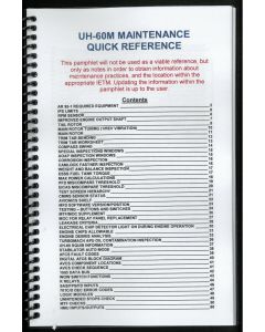UH-60M Maintenance Quick Reference