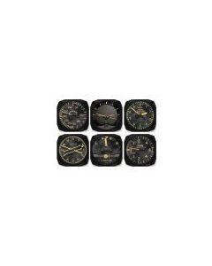 Vintage Instrument Coaster Set