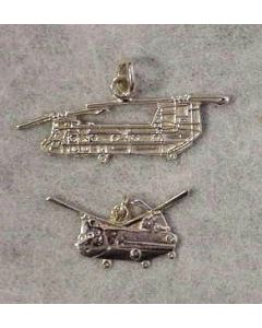 Chinook Charm- Sterling Silver