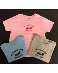 My Daddy Flies Chinooks T-shirt