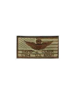 DESERT US FLAG NAMETAG