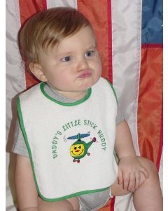 DADDY'S LITTLE STICK BUDDY BIB