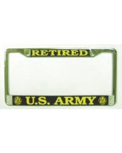 U.S. ARMY RETIRED LICENSE PLATE FRAME