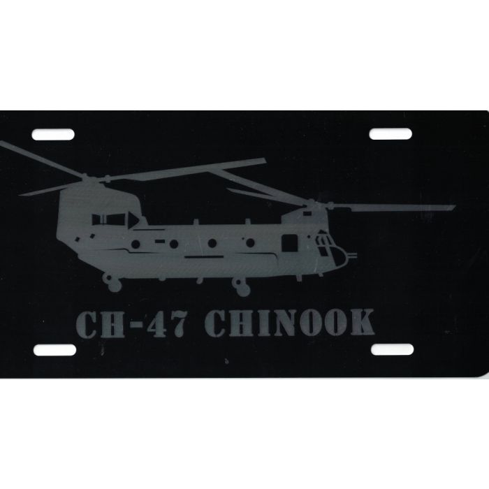 CH-47 Chinook License Plate