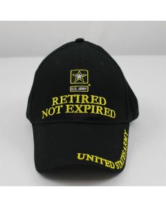 Retired Not Expired Embroidered Hat