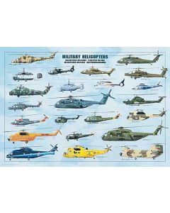 Military Helicopter Poster