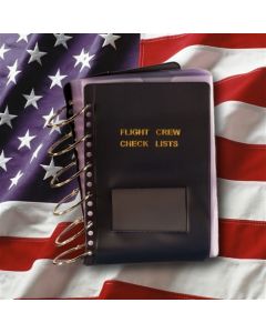 55pg Flight Crew Checklist, Blue Cover