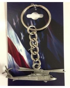 PEWTER HELICOPTER KEYCHAINS