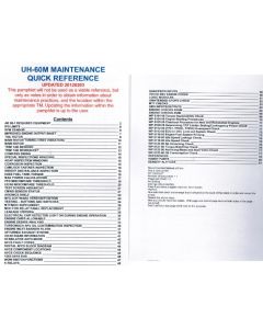 UH-60M Maintenance Quick Reference