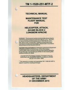 AH-64D Block 2 MTF Checklist- Water/Tear Proof Paper