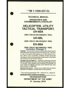 UH-60 Checklist- Cardstock