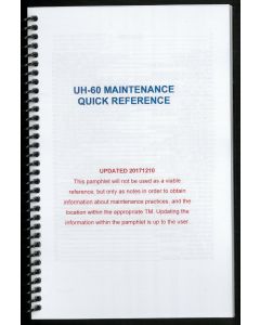 UH-60 Maintenance Quick Reference
