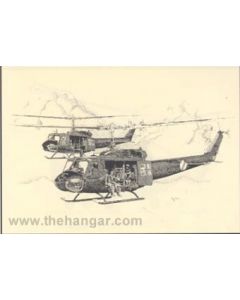 UH-1D HUEY IN FORMATION