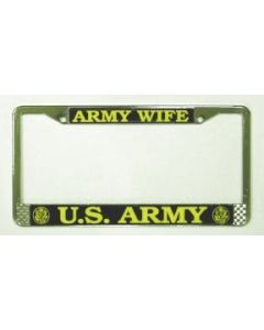 ARMY WIFE LICENSE PLATE FRAME
