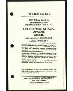 AH-64E Version 6 Checklist- Water/Tear Proof 