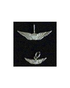 Regular Aviator Wing Charm- Sterling Silver