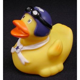 AVIATOR DUCK BATH TOY